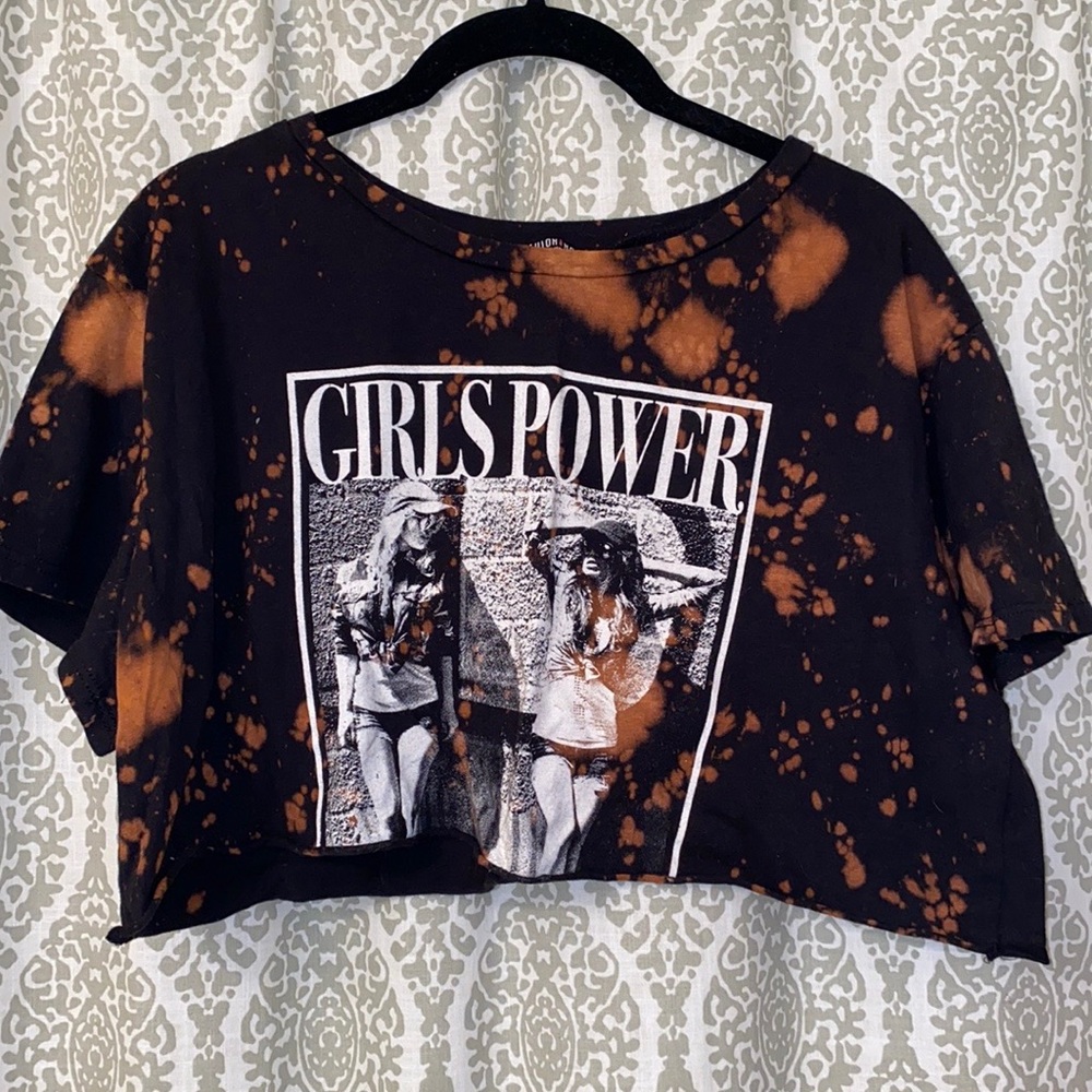 Bleached Crop Top